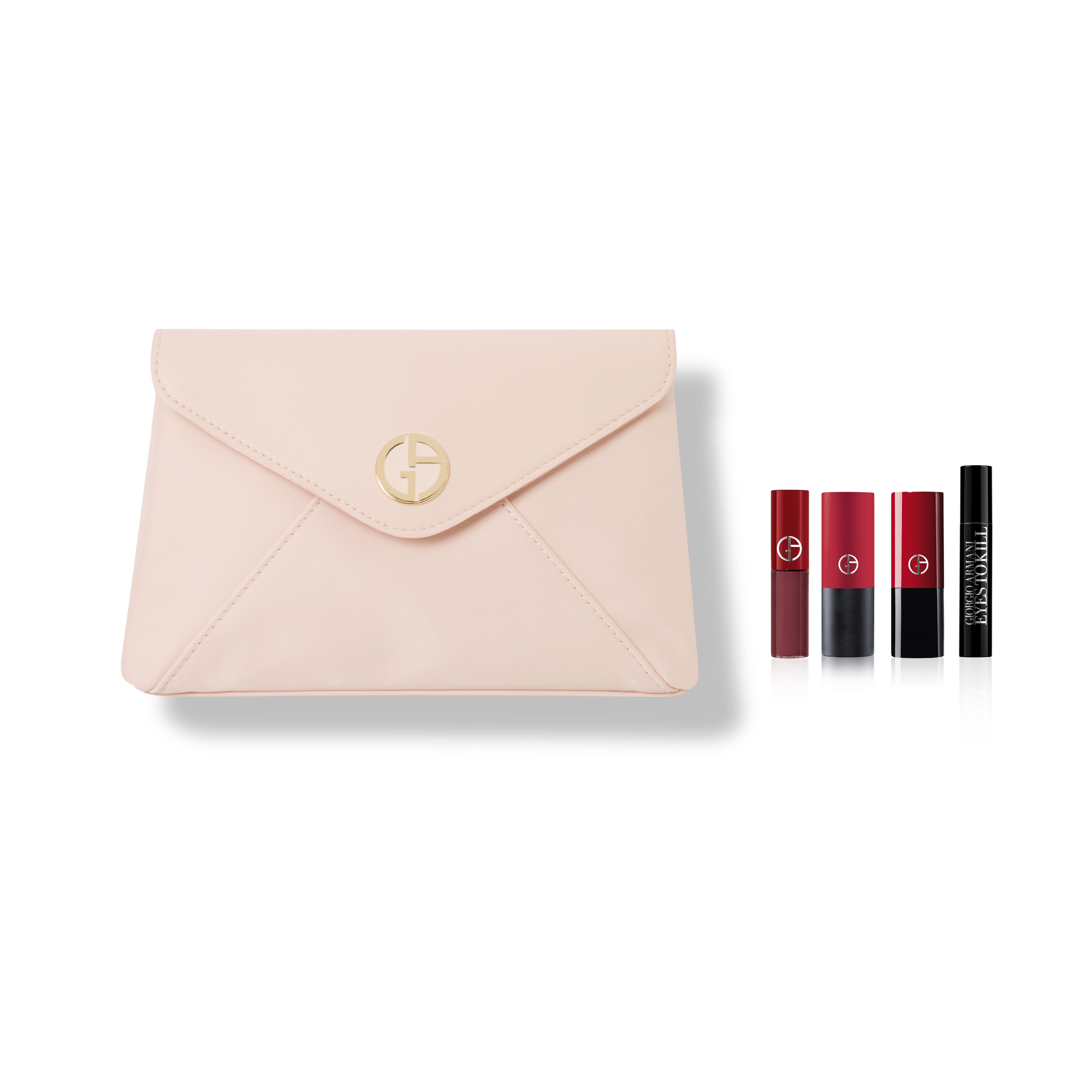4-PIECE BEAUTY SET WITH NUDE POUCH
